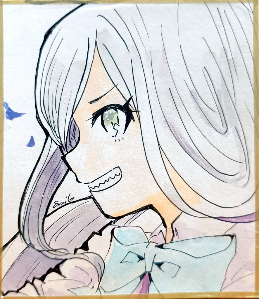 朝霜 ミニ色紙