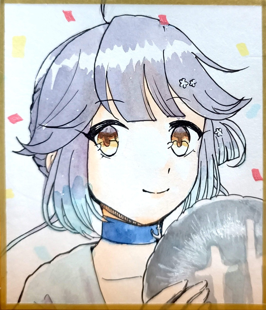 早波 ミニ色紙