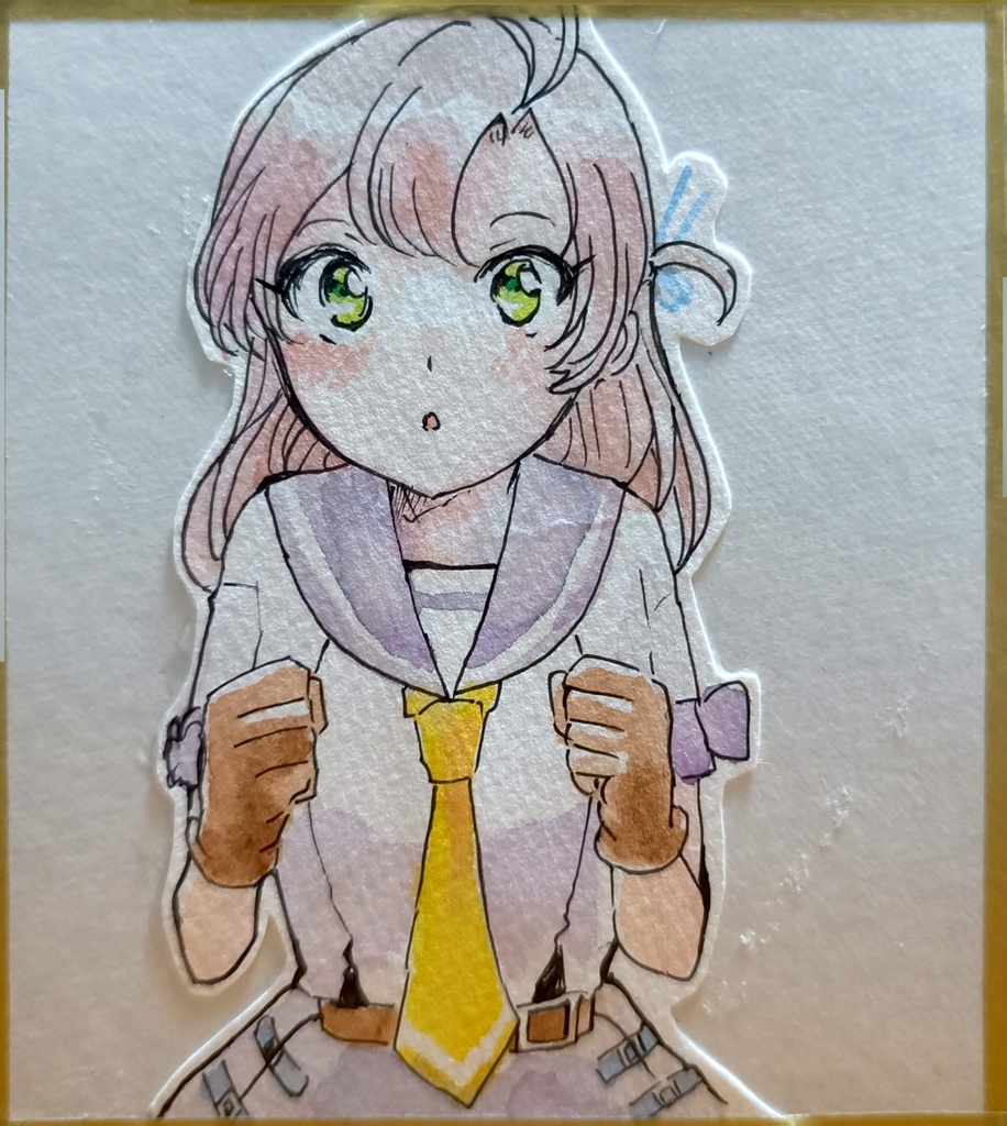 衣笠改二 ミニ色紙