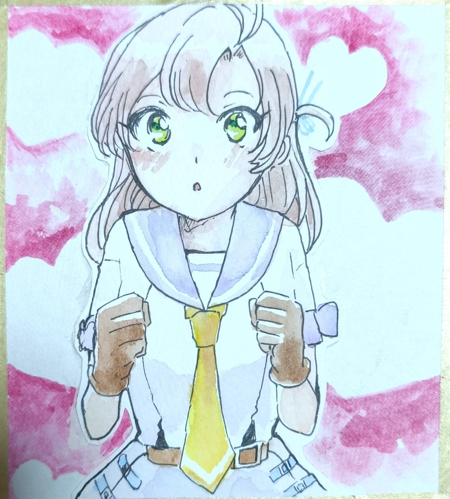 衣笠改二 ミニ色紙
