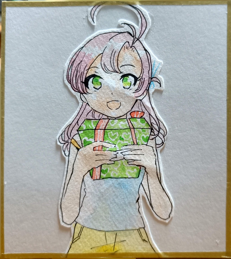 衣笠改二 ミニ色紙