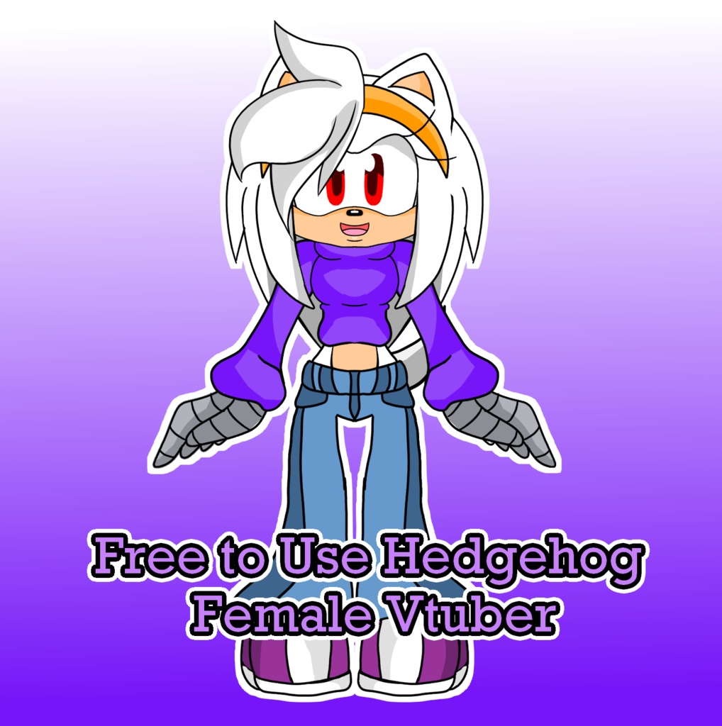 Free To Use Female Sonic OC Live2d Vtuber