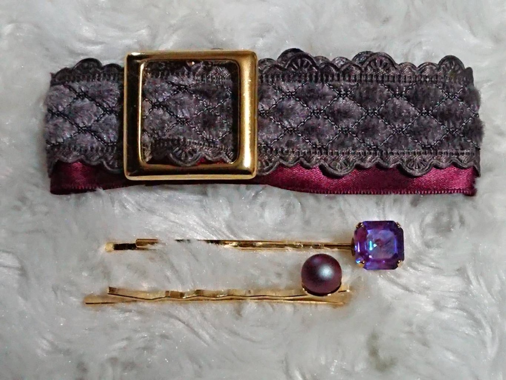 大倶利伽羅イメージ バレッタ&ヘアピン