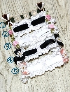 もちマスサイズヘッドドレス《 すぃーと》