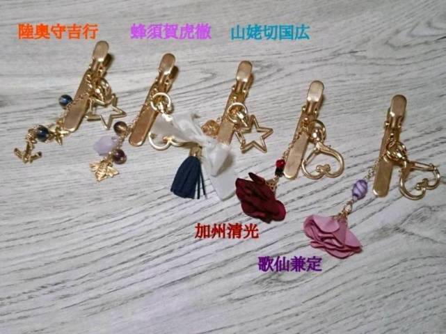 再;初期刀イメージ キークリップ(加州/山姥切/蜂須賀/陸奥守/歌仙)