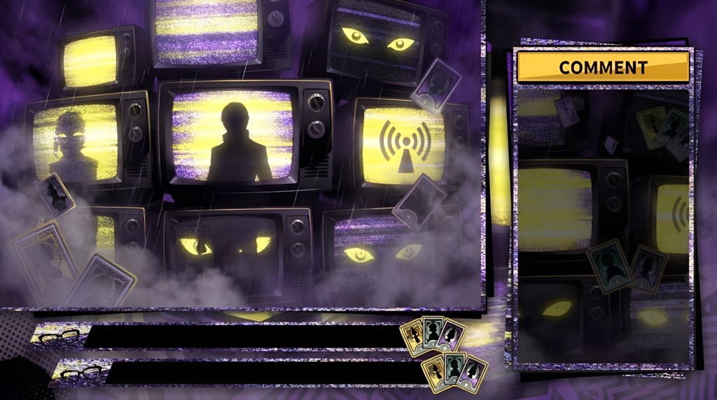 ペルソナ4風 配信画面素材 3種