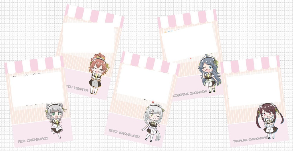 【C105グッズ】謎付きポストカード  ～ナナホリ＆マチポケ～