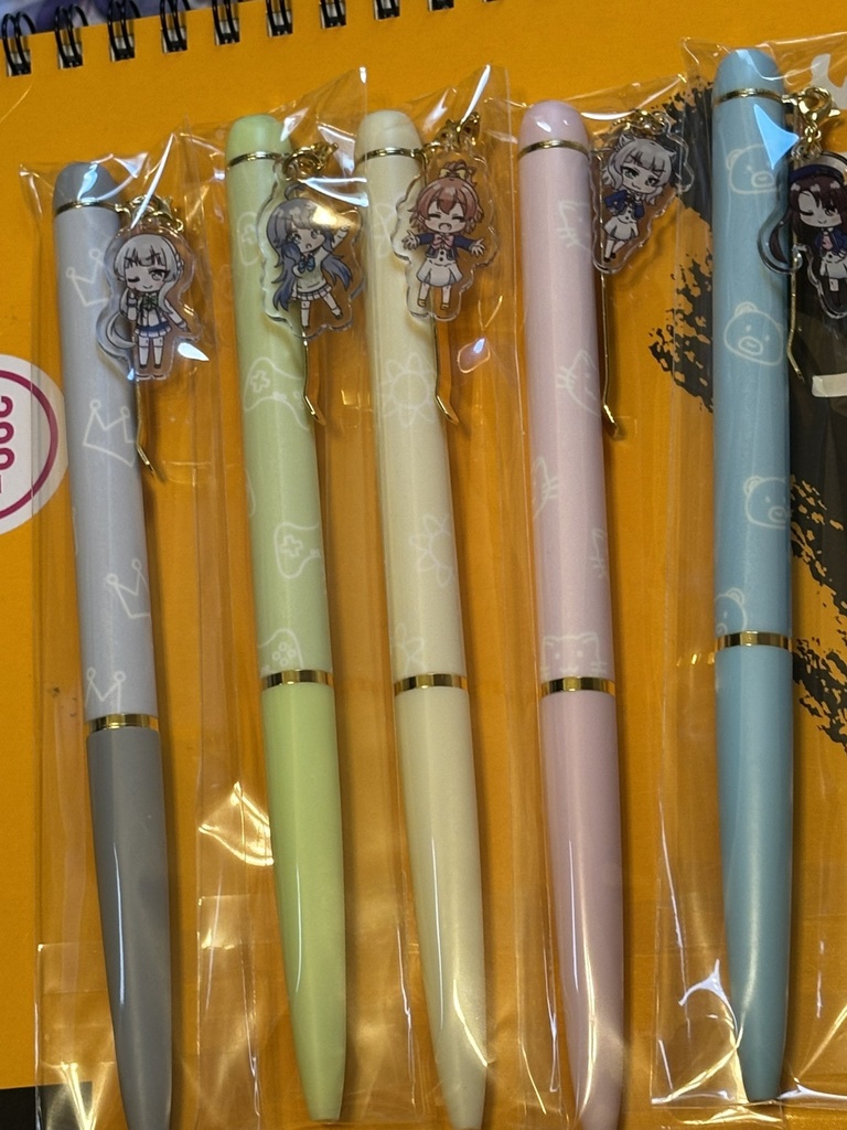 【C107グッズ】ミニアクキー付きボールペン（ナナホリ・マチポケ）