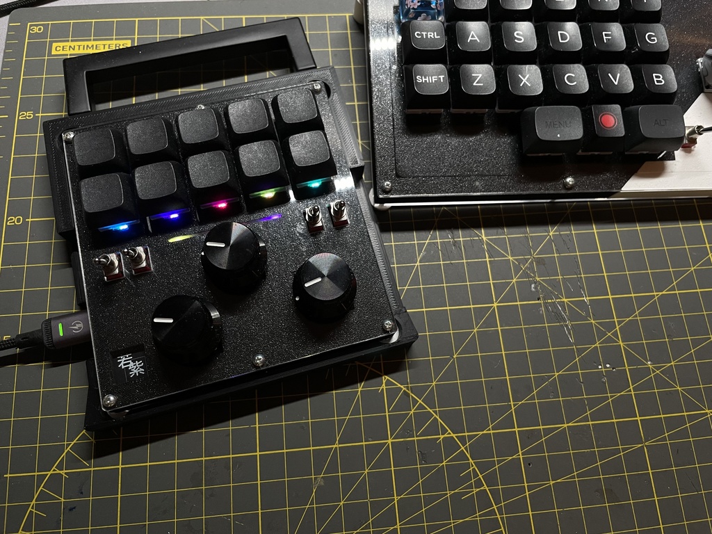 マクロパッド ”若紫” 　自作キーボードキット