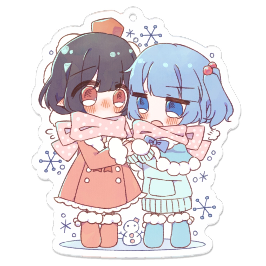 あやにとキーホルダー ふゆのひ