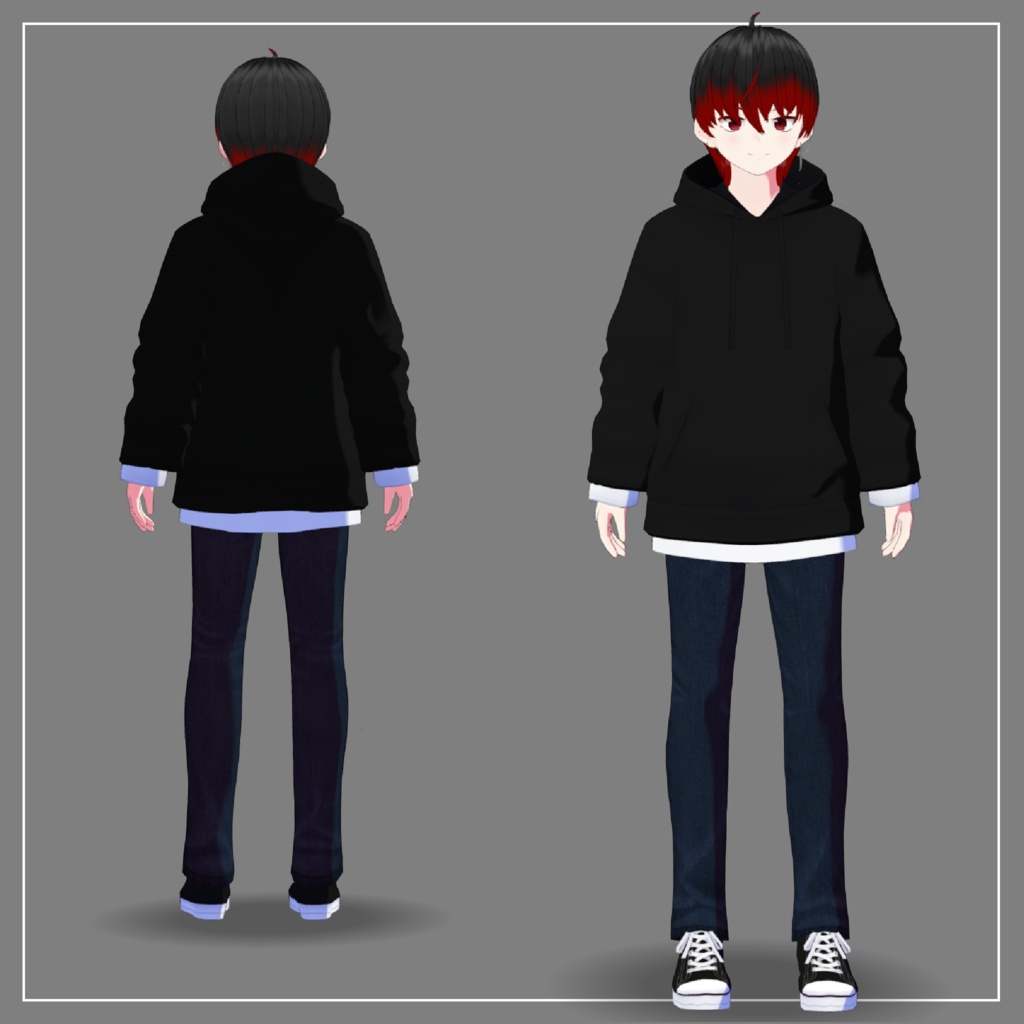 【Vroid model】らい(vrm/xavatar)