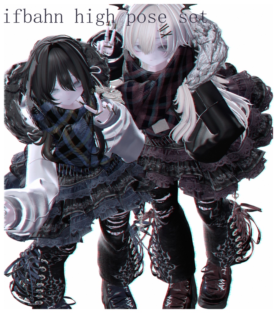 ☁ifbahn high pose SET1☁　high pose10個＋duo pose1個