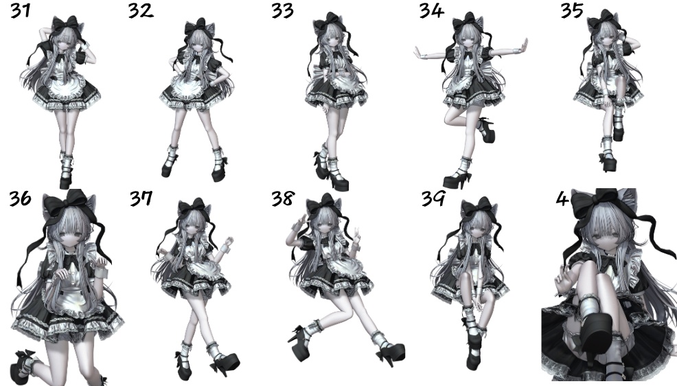≒45種類≒ / if pose set exe. #ifbahn