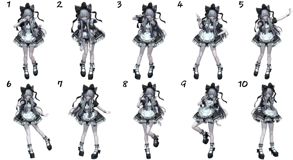 ≒45種類≒ / if pose set exe. #ifbahn