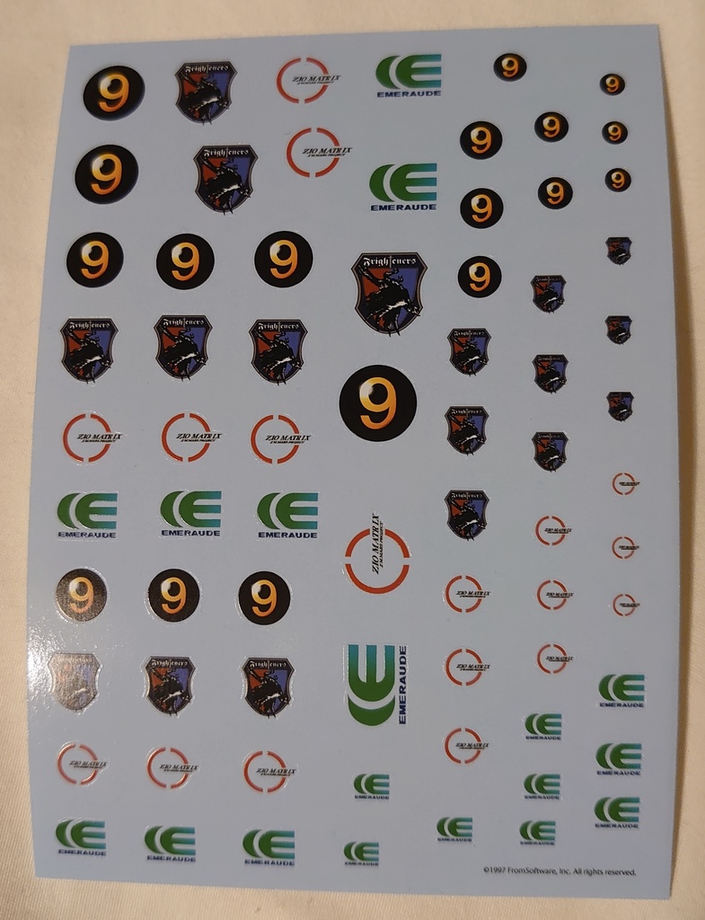 アーマードコア・デカールセット