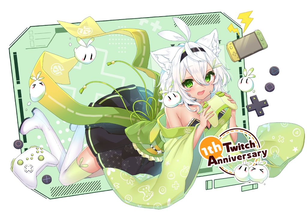金剛あかりtwitch1周年アクリルジオラマ
