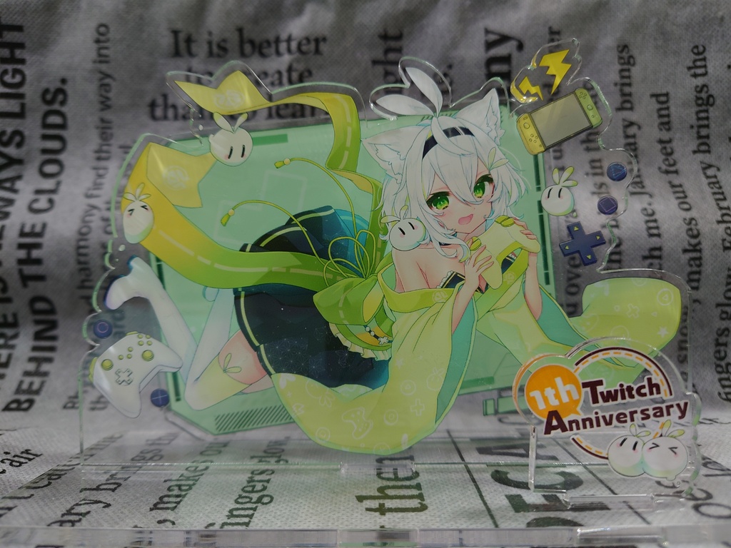 金剛あかりtwitch1周年アクリルジオラマ