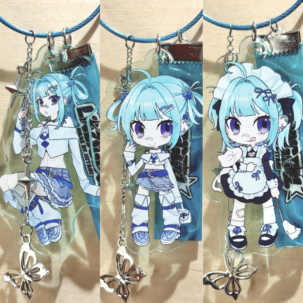 アクリルチャーム◾︎青