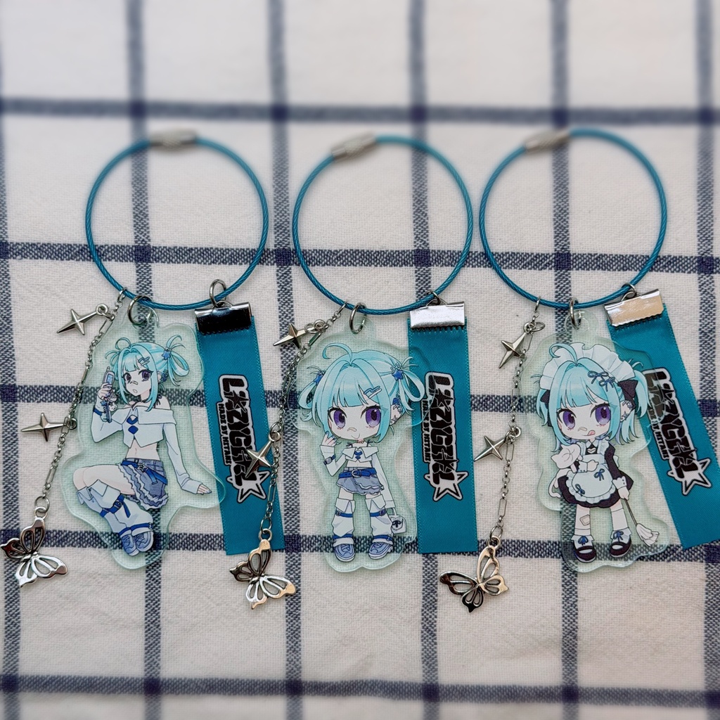 アクリルチャーム◾︎青