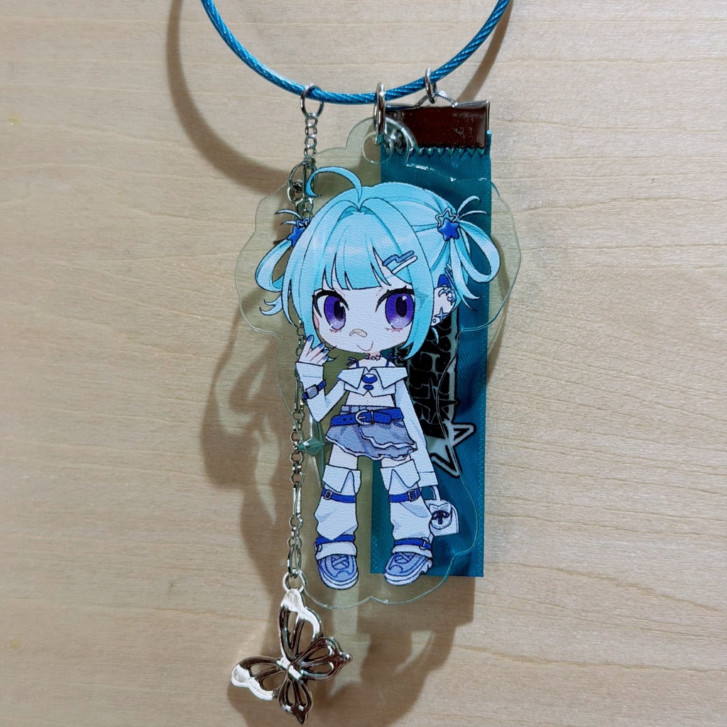 アクリルチャーム◾︎青