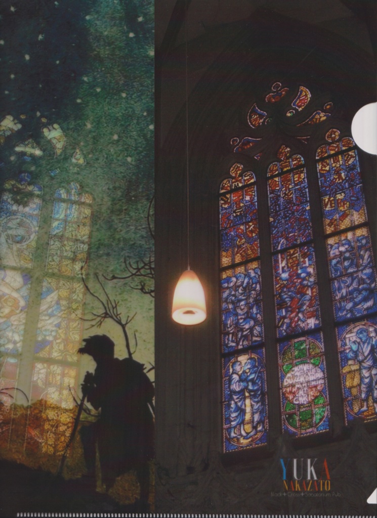 オリジナルA4クリアファイル(ステンドグラス)