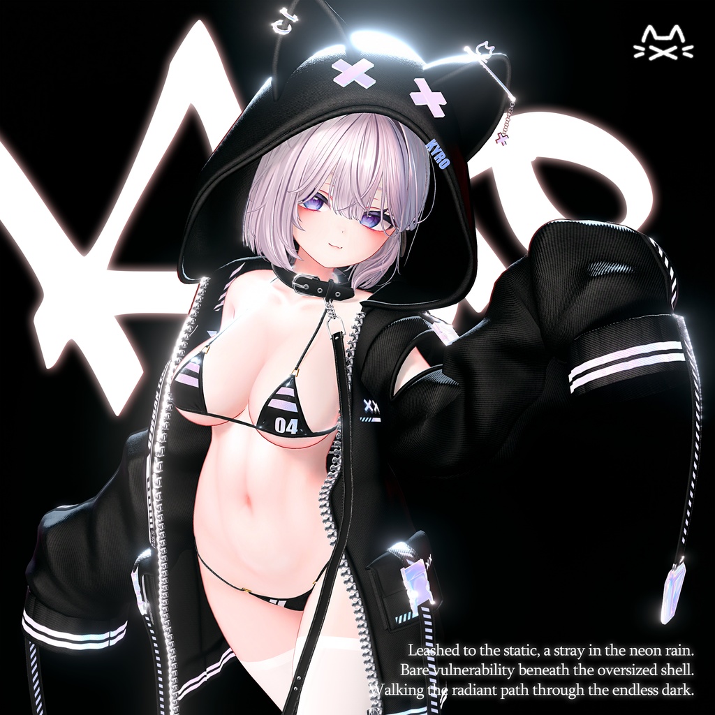 💘SALE💘【26アバター対応】 キロ Kyro Neko Hoodie🐈︎