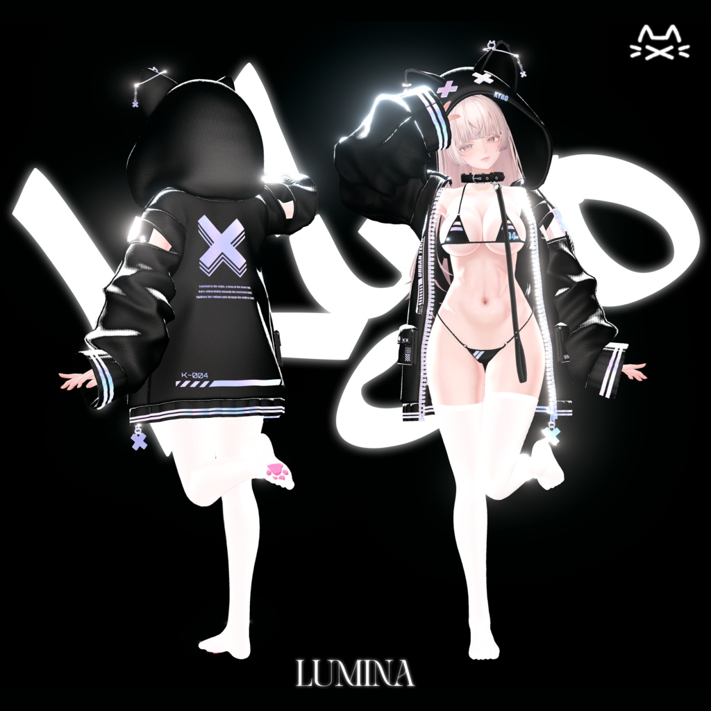 💘SALE💘【26アバター対応】 キロ Kyro Neko Hoodie🐈︎