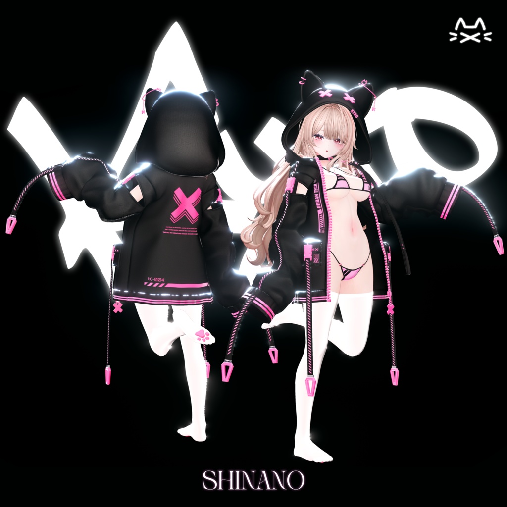 💘SALE💘【26アバター対応】 キロ Kyro Neko Hoodie🐈︎