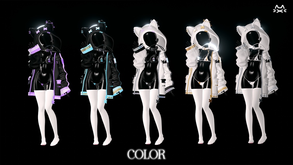 💘SALE💘【26アバター対応】 キロ Kyro Neko Hoodie🐈︎