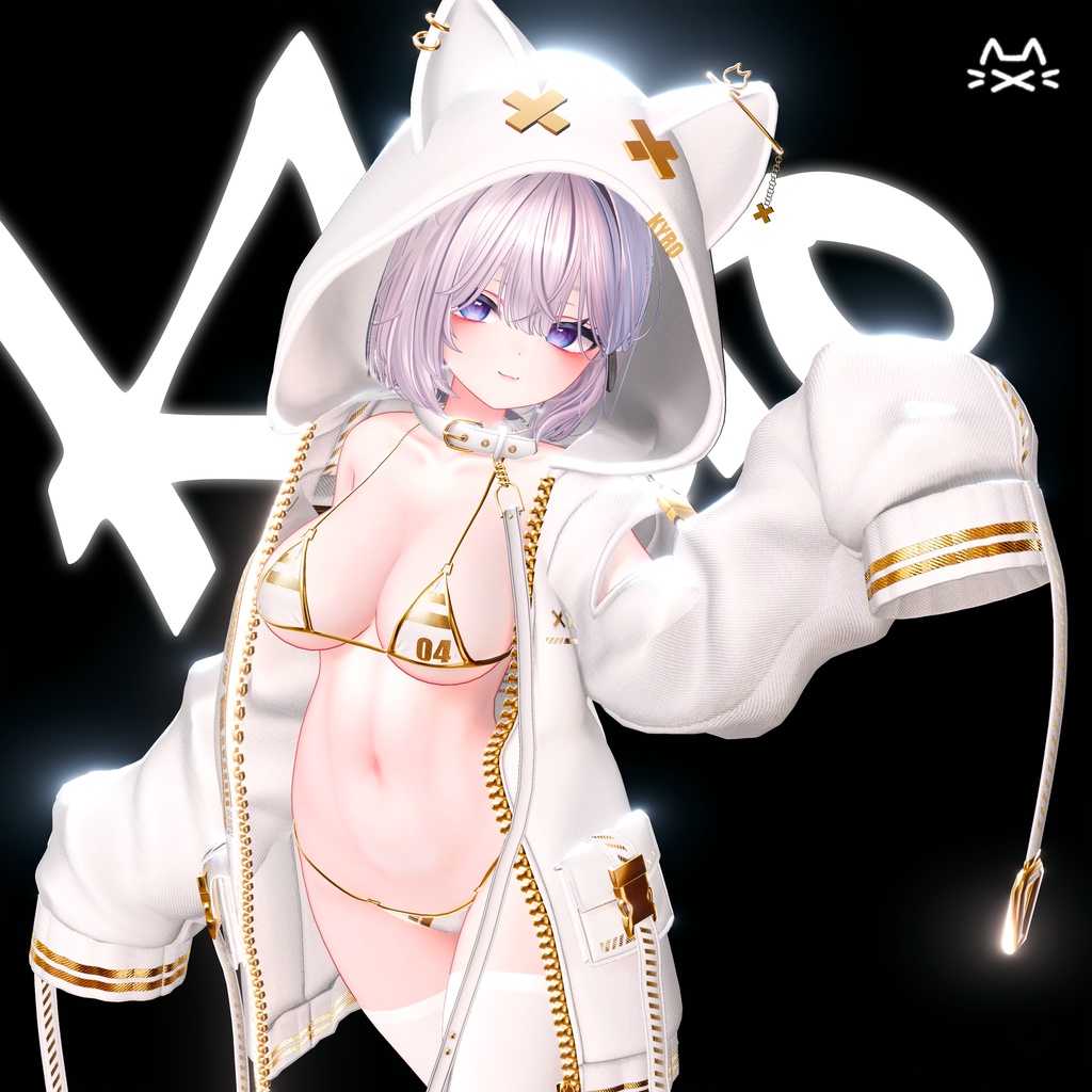 💘SALE💘【26アバター対応】 キロ Kyro Neko Hoodie🐈︎