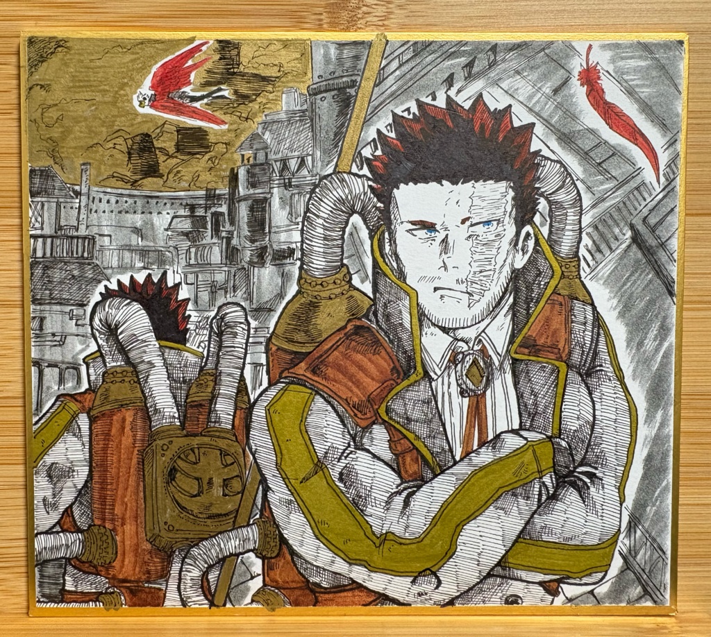 私的イメージ香水の香り付き色紙(中サイズ)