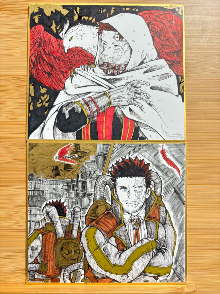 私的イメージ香水の香り付き色紙(中サイズ)