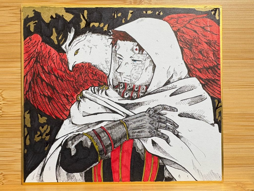 私的イメージ香水の香り付き色紙(中サイズ)