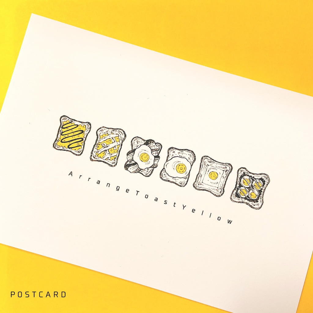 【展示】トーストのフレークシール-きいろ-