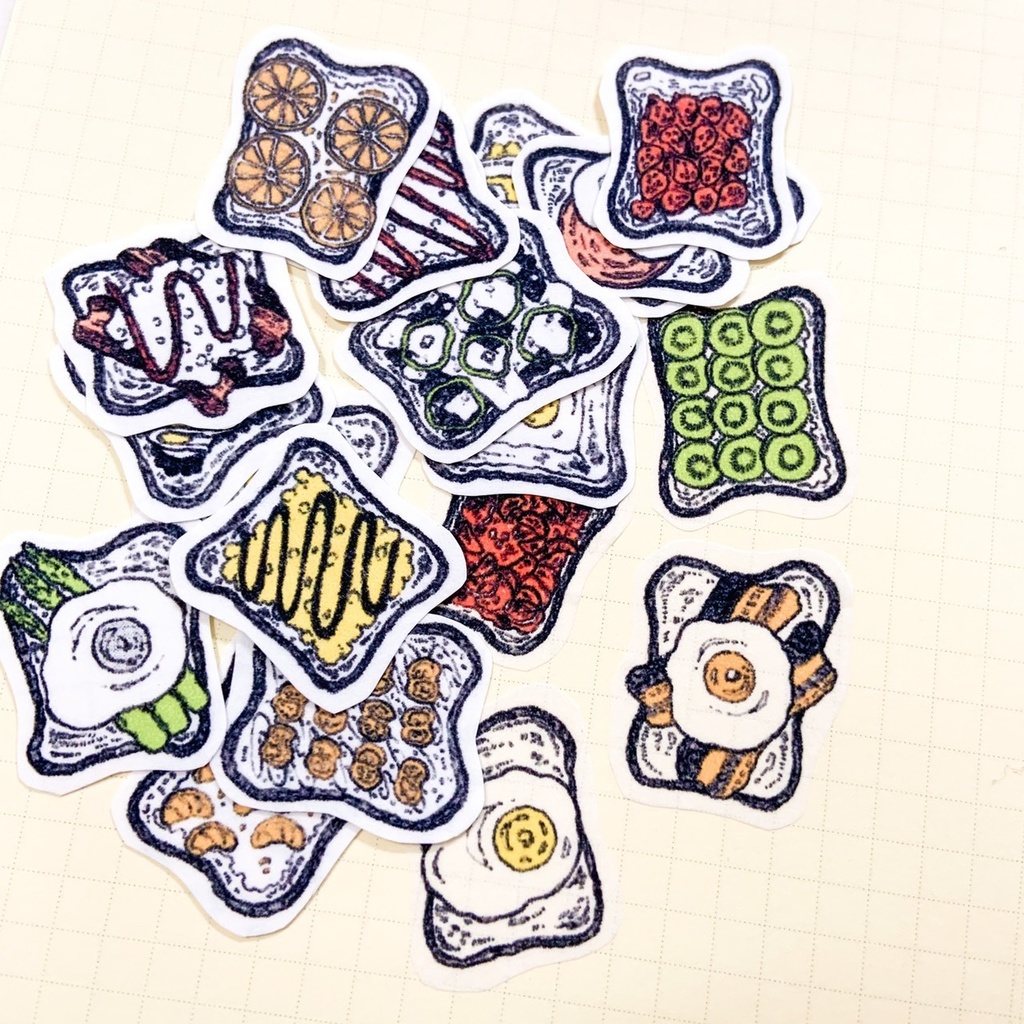 【展示】トーストのマスキングシール