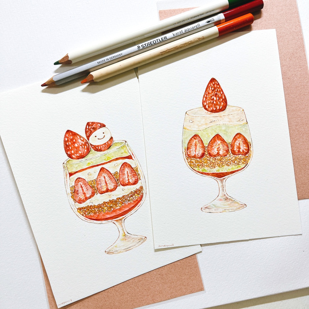 クリスマスパフェの原画