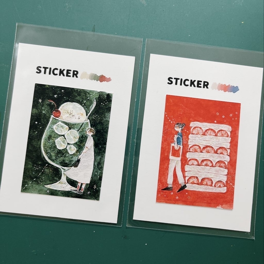 【展示】原画イラストステッカー
