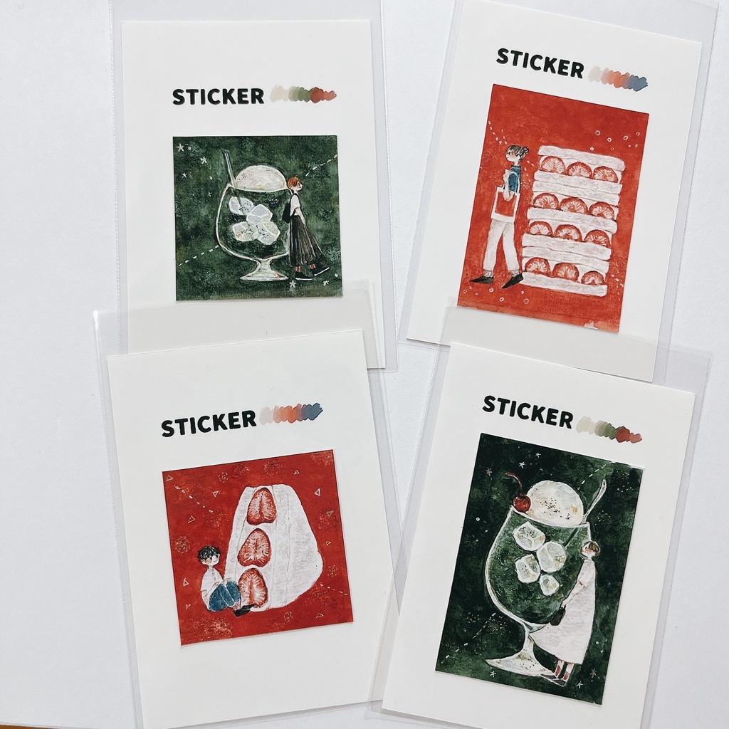 【展示】原画イラストステッカー