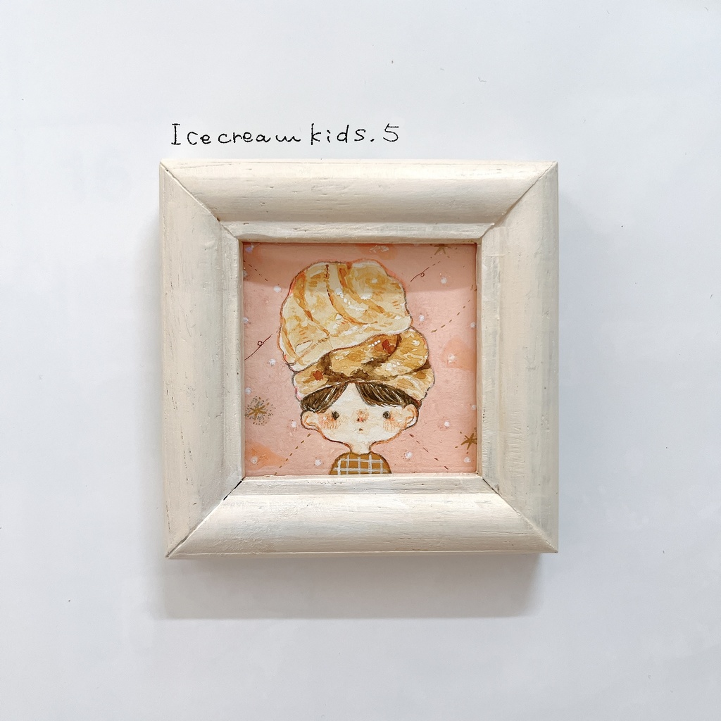 【展示】アイスクリームキッズ|ミニ原画