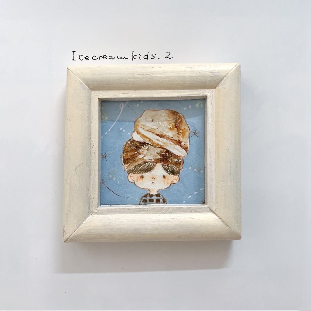 【展示】アイスクリームキッズ|ミニ原画