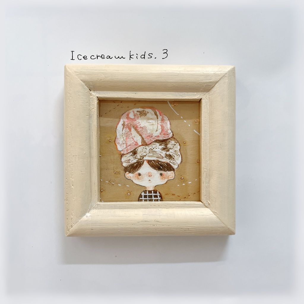 【展示】アイスクリームキッズ|ミニ原画