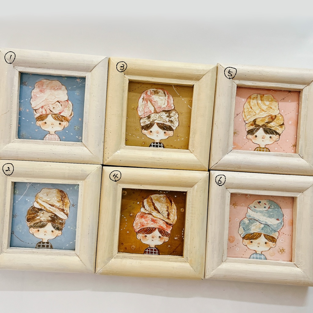 【展示】アイスクリームキッズ|ミニ原画