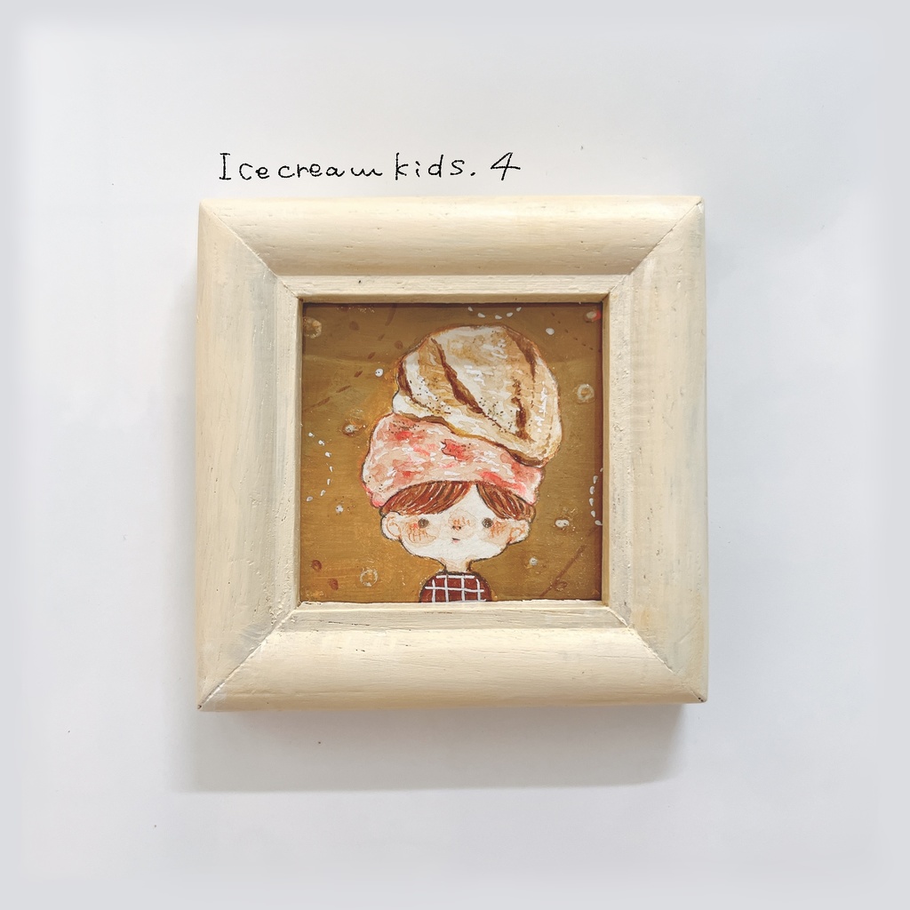【展示】アイスクリームキッズ|ミニ原画