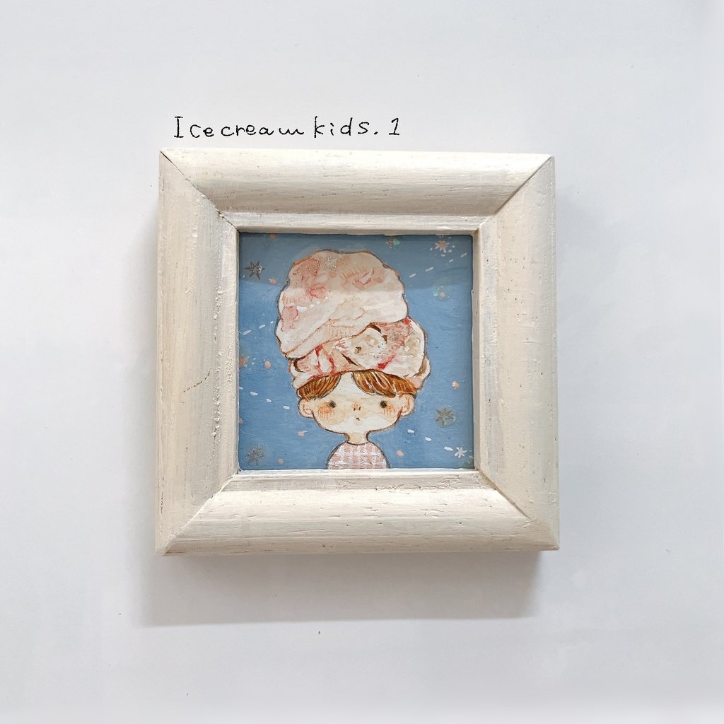 【展示】アイスクリームキッズ|ミニ原画