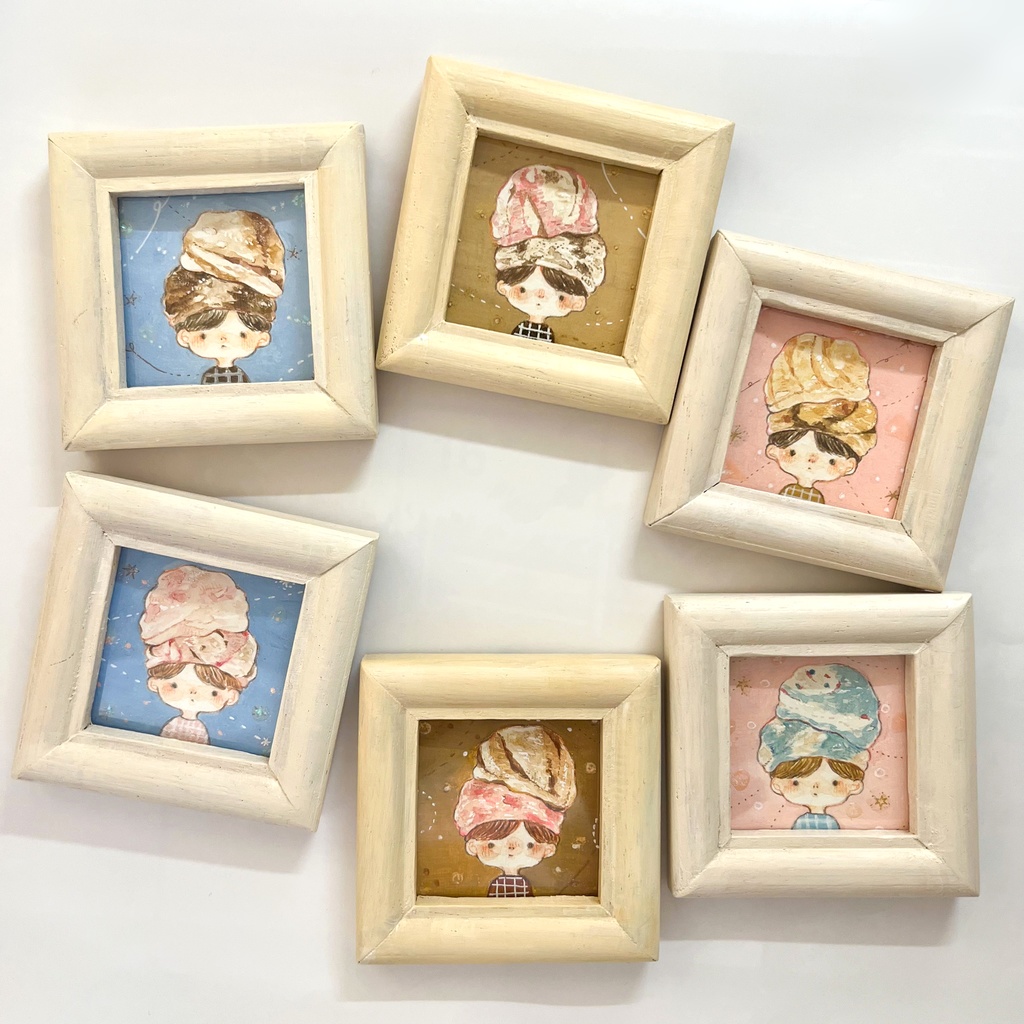 【展示】アイスクリームキッズ|ミニ原画