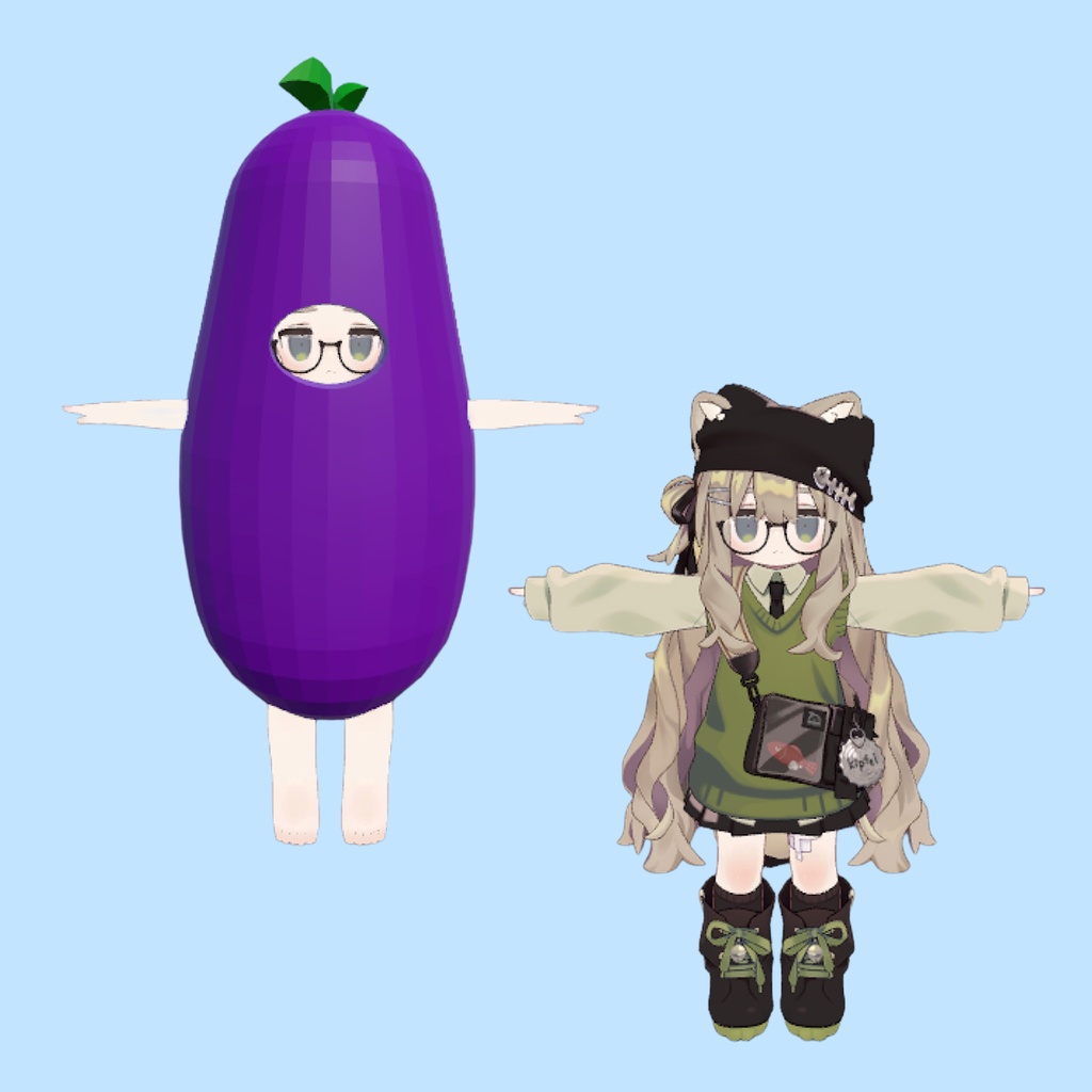 キプフェル Kipfel 衣装 なすの着ぐるみ