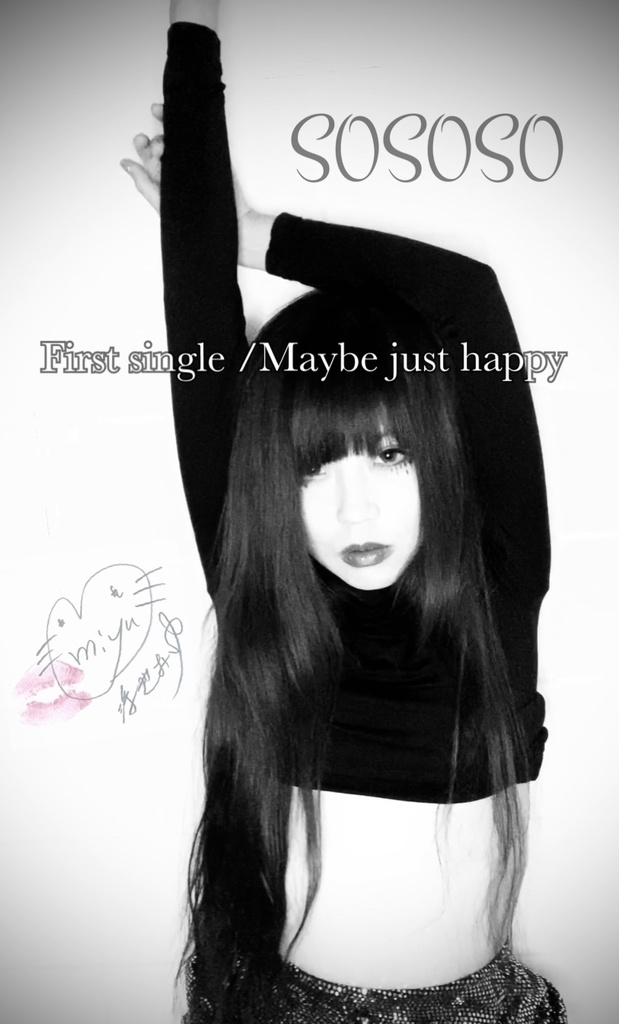 SOSOSO first Single / Maybe Just Happy with signatured postcard 💌SOSOSOファーストシングル『Maybe Just Happy』
