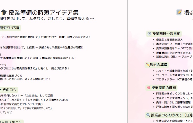 中学数学×ChatGPT 授業準備サポートパック【PDF+テンプレ付き】