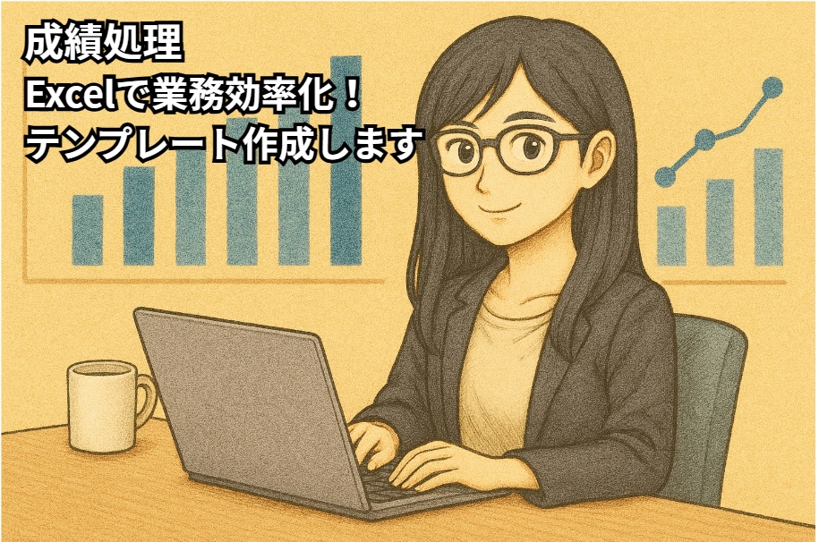 点数入力だけ！成績処理を自動化できるExcelテンプレート（Excelファイル＋説明書PDF）