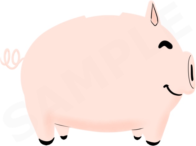 Lineless Piggybank PNG For Streaming